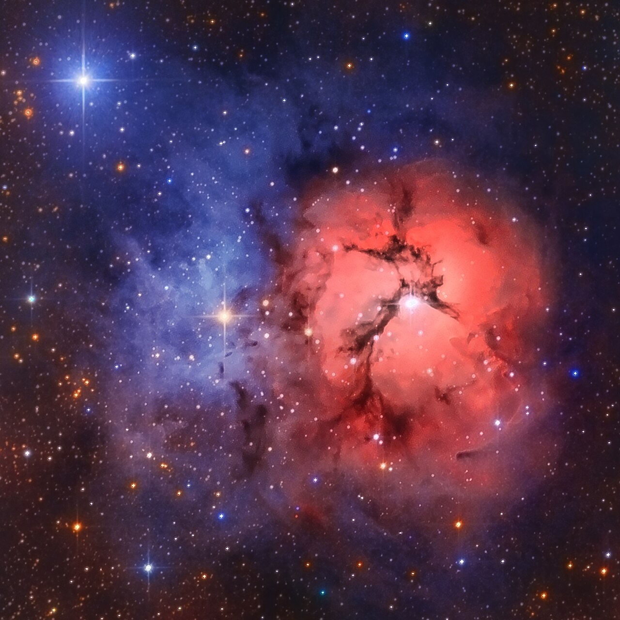 Trifid-Nebel